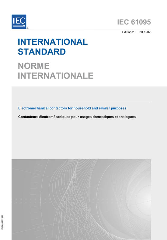 Cover IEC 61095:2009